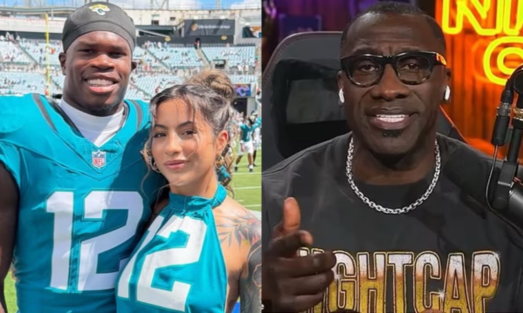 Leanna Hunter Tags Shannon Sharpe After Travis Hunter’s Touchdown and Interception at Wembley: “When You Speak About My Husband Make Sure Your Put ‘TWO WAY’ Player in Front”